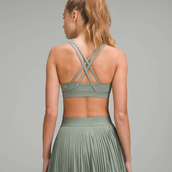 Lululemon Energy Bra *Medium Support, B–D Cups *Grey Eucalyptus - Picture 2 of 5